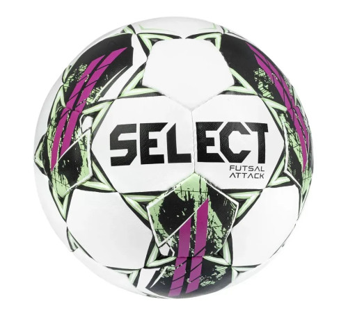 М'яч для футзалу Select Futsal Attack v22, розмір 4, біло-рожевий