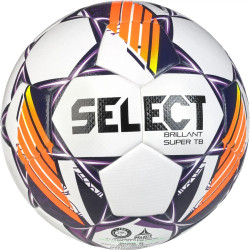 М'яч футбольний Select Brillant Super FIFA TB v24 розмір 5, біло-оранжевий