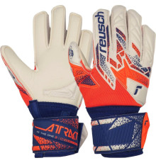 Рукавички воротарські Reusch Attrakt Silver Junior 5572214 2500 р.5, помаранчево-сині