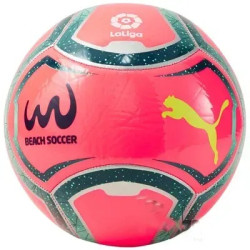 М'яч футбольний Puma Beach Football MS розмір 5, рожево-зелений