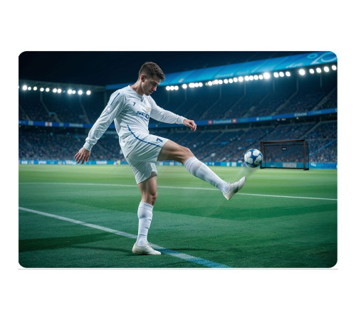 Ворота футбольні Neo‑Sport NS‑497 300 х 200 х 90 см, чорні