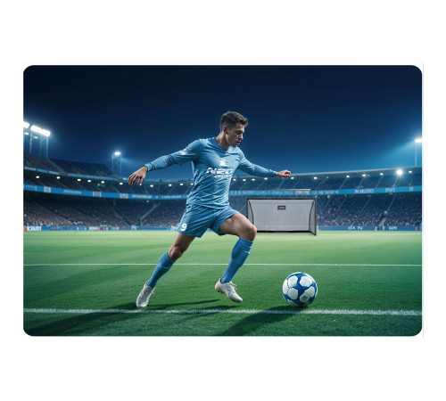 Ворота футбольні Neo‑Sport NS‑497 300 х 200 х 90 см, чорні