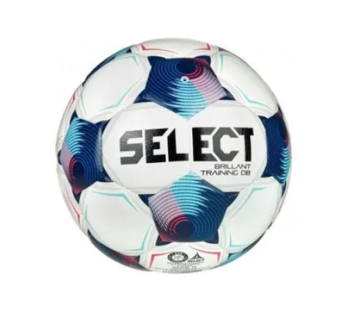 М'яч футбольний SELECT BRILLANT TRAINING DB v25 розмір 5, біло-синій