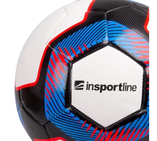 М'яч футбольний inSPORTline Spinut розмір 5, різнокольоровий