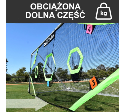 Тренувальна сітка для відпрацювання удару QUICKPLAY TARGET NET PRO 7.32x 2.44M Тренувальна сітка для відпрацювання удару QUICKPLAY TARGET NET PRO 7.32x 2.44M