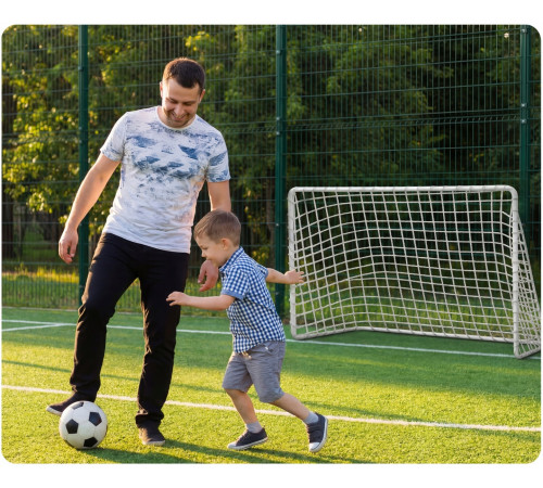 Ворота футбольні Neo‑Sport NS‑485 183 х 122 х 61 см, білі