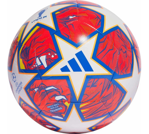 М'яч футбольний Adidas UCL TRN IN9332 розмір 3, біло-червоний М'яч футбольний Adidas UCL TRN IN9332 розмір 3, біло-червоний