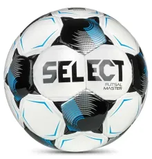 М'яч футзальний Select Futsal Master v26 розмір 4, біло-чорний