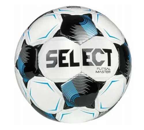 М'яч футзальний Select Futsal Master v26 розмір 4, біло-чорний