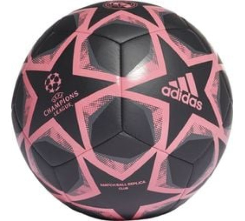 Футбольний м'яч Adidas Finale Club Real Madryt FS0269 FS0269 - чорно-рожевий Футбольний м'яч Adidas Finale Club Real Madryt FS0269 FS0269 - чорно-рожевий