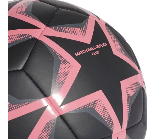 Футбольний м'яч Adidas Finale Club Real Madryt FS0269 FS0269 - чорно-рожевий Футбольний м'яч Adidas Finale Club Real Madryt FS0269 FS0269 - чорно-рожевий
