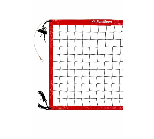 Сітка волейбольна Romi Sport 950 см червона
