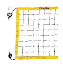 Сітка волейбольна Romi Sport 0,27 см, 850 см, жовта