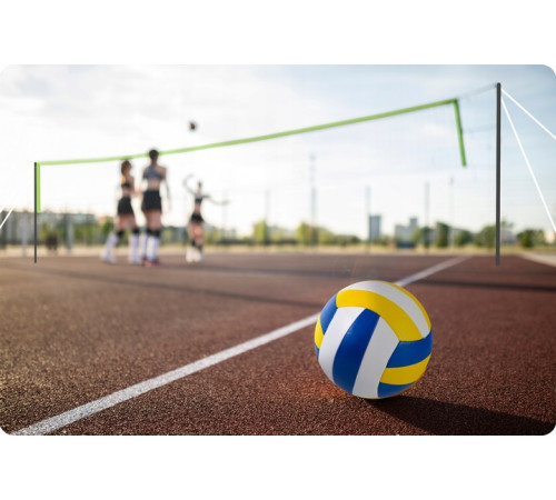 Сітка волейбольна Neo-Sport 1498 570 х 55 см, чорно-зелена