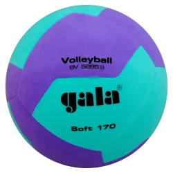 М'яч волейбольний Gala Soft 170 розмір 5, фіолетово-бірюзовий