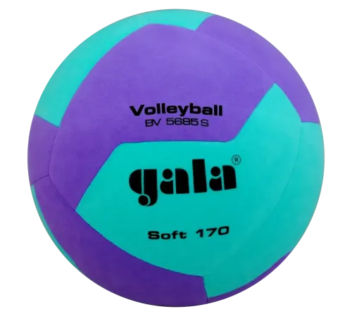 М'яч волейбольний Gala Soft 170 розмір 5, фіолетово-бірюзовий