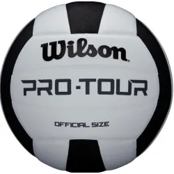 М'яч волейбольний Wilson Pro tour VB розмір 5, чорно-білий