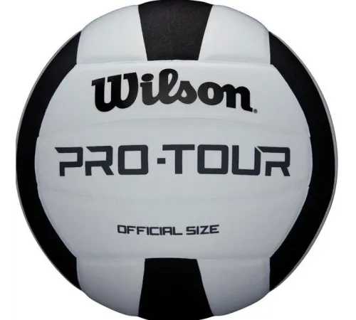 М'яч волейбольний Wilson Pro tour VB розмір 5, чорно-білий