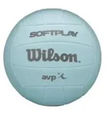 М'яч волейбольний Wilson SOFT PLAY розмір 6, бірюзовий