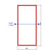 Розмітка майданчика пляжного волейболу (8x16m) Romi Sport Lin0000, жовтий