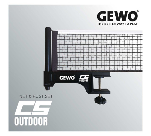 Сітка для тенісного столу Gewo CS Outdoor 101679100 Сітка для тенісного столу Gewo CS Outdoor 101679100