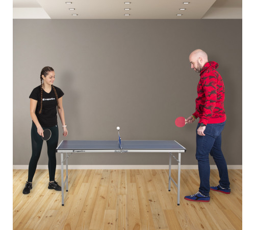 Стіл тенісний міні inSPORTline Sunny Mini, синій Стіл тенісний міні inSPORTline Sunny Mini, синій