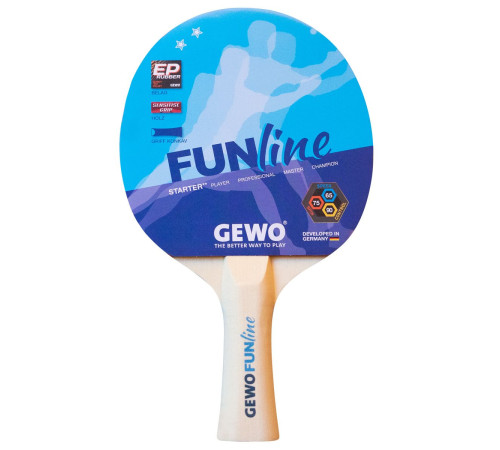 Набір для настільного тенісу Gewo Double-Fun 2 Bats 3 Balls, чорно-червоний Набір для настільного тенісу Gewo Double-Fun 2 Bats 3 Balls, чорно-червоний
