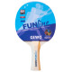 Набір для настільного тенісу Gewo Double-Fun 2 Bats 3 Balls, чорно-червоний