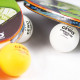 Набір для настільного тенісу Gewo Rave Speed 2 Bats 3 Balls, чорно-червоний