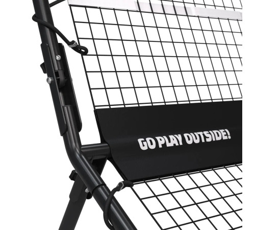 Сітка тренувальна для тенісу EXIT Smash Padel Rebounder 202 х 124 х 164 см, чорна