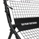 Сітка тренувальна для тенісу EXIT Smash Padel Rebounder 202 х 124 х 164 см, чорна
