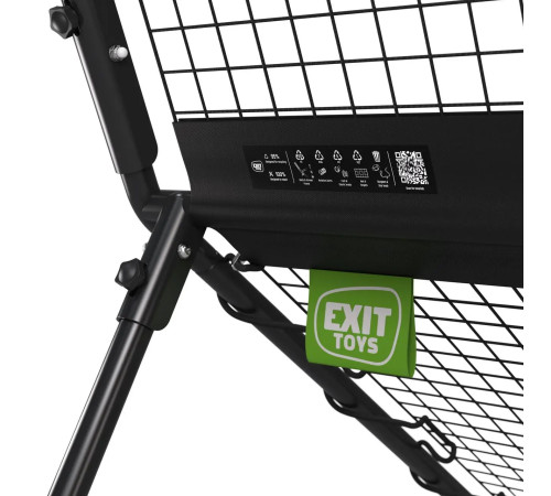 Сітка тренувальна для тенісу EXIT Smash Padel Rebounder 202 х 124 х 164 см, чорна
