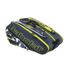 Чохол Babolat RH X (ракеток 12) Pure Aerо, сіро-жовтий