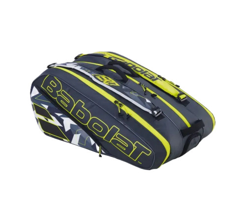 Чохол Babolat RH X (ракеток 12) Pure Aerо, сіро-жовтий