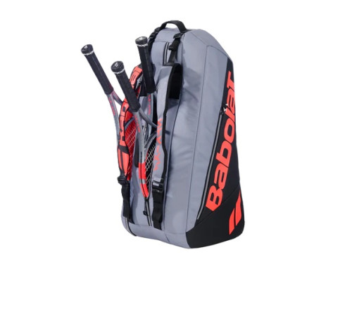Чохол Babolat RH X6 PURE STRIKE (6 ракеток), сіро-оранжевий