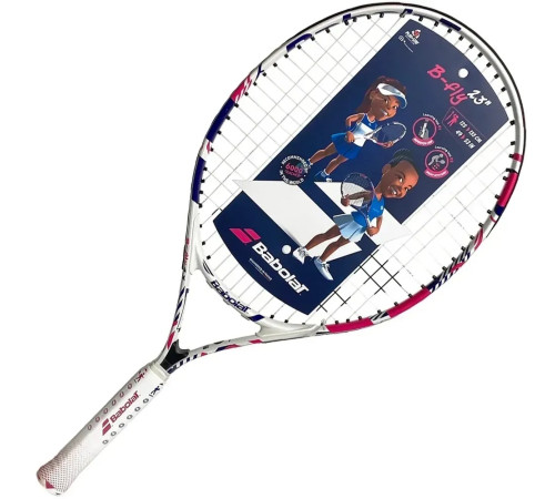 Ракетка для тенісу Babolat B fly 23 2023 year, біло-рожева