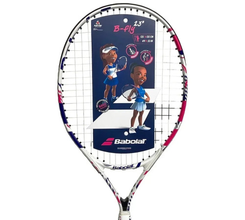 Ракетка для тенісу Babolat B fly 23 2023 year, біло-рожева
