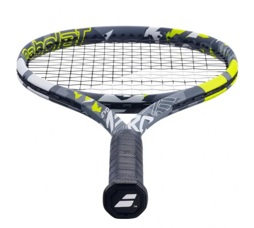 Ракетка для тенісу Babolat EVO AERO Gr2, сіро-зелена