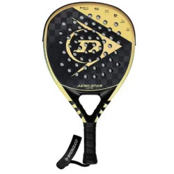 Ракетка для падел тенісу Dunlop Aerostar lite 2023, чорно-золотиста