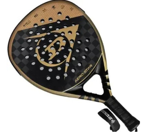 Ракетка для падел тенісу Dunlop Aerostar 2023, чорно-золотиста