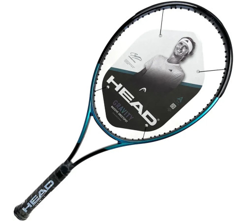 Ракетка для тенісу Head Gravity Team 2025 Gr2, чорна