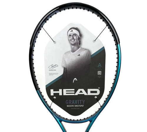 Ракетка для тенісу Head Gravity Team 2025 Gr3, чорна