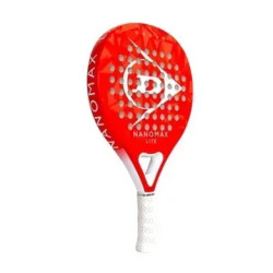 Ракетка для падел тенісу Dunlop PDL 25 nanomax lite, червоно-біла