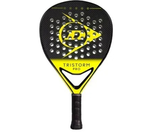 Ракетка для падел тенісу Dunlop Tristorm pro 2025, чорно-зелена