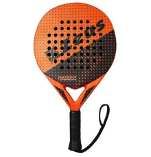 Ракетка для падел тенісу Zeus RACCHETTA THUNDER INTERMEDIATE, ччорно-оранжева