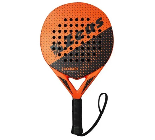 Ракетка для падел тенісу Zeus RACCHETTA THUNDER INTERMEDIATE, ччорно-оранжева