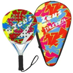 Ракетка для падел тенісу Zeus Racchetta Thunder, різнокольорова