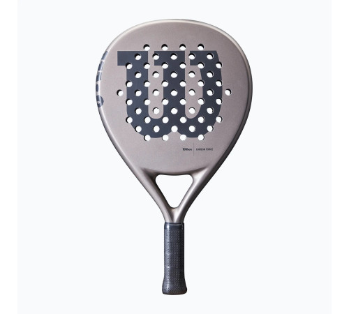 Ракетка для падел-тенісу Wilson CARBON FORCE Padel 2, сіра