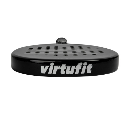 Ракетка для падел тенісу VIRTUFIT HYBRID, чорно-срібляста