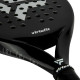 Ракетка для падел тенісу VIRTUFIT HYBRID, чорно-срібляста